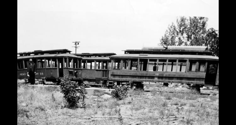 Abandoned streetcars